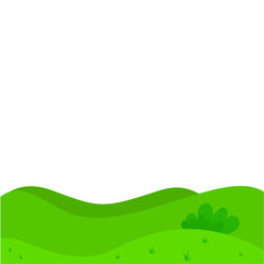 Fototapeta premium Greenfield Illustration