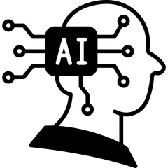 AI  glyph icon