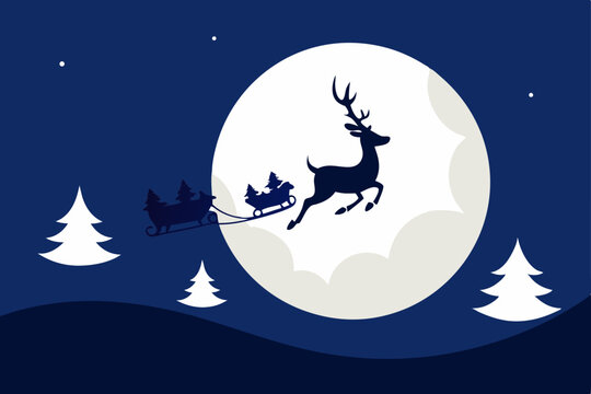 santa claus on a sleigh