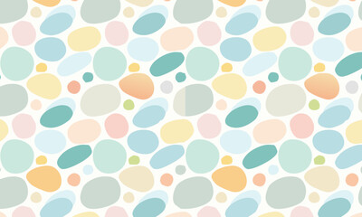 Calm and Playful Organic Pastel Pattern