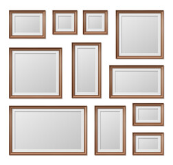 Elegant Wooden Photo Frame Collection