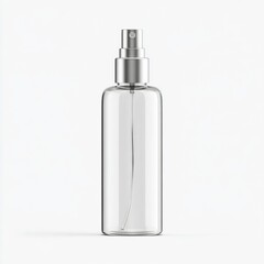 Clear Plastic Spray Bottle Mockup for Product Presentation