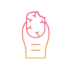 Nail Infection Icon vector