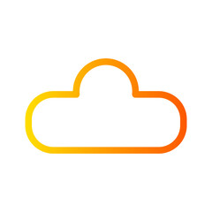 cloud gradient icon