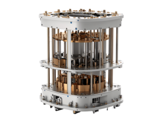 a metal and gold machine