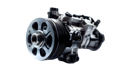 Professional Car Water Pump Isolated on Transparent Background