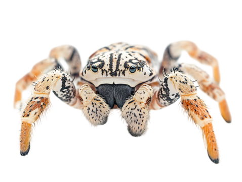 a close up of a spider