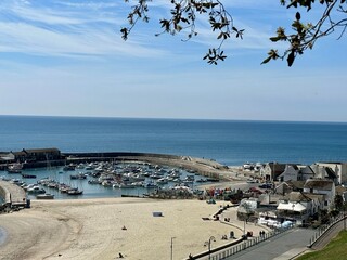 Lyme Regis landscape Dorset England 