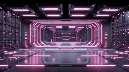 Representation of the cutting-edge developments in computing, featuring quantum computers, bioinformatics systems, and dynamic AI-driven platforms linked by radiant networks