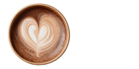 Latte Art Heart: A beautifully crafted latte, adorned with delicate heart-shaped foam art, evokes feelings of warmth and comfort, perfect for capturing the essence of a cozy moment.