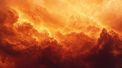 Naklejka premium Desert Sands. Dramatic Sunset in Nature with Sky Background