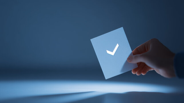 A business person is holding the certification contract documents