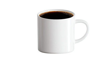 A Fresh Brew in Ceramic Mug: A classic ceramic mug holds a rich, dark, and steaming brew, inviting the viewer into the comforting embrace of a morning ritual.