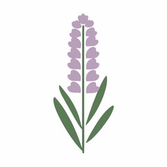 Stylized Lavender Flower Icon