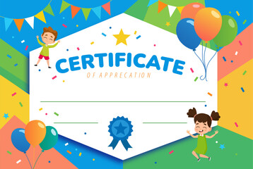 sample kindergarten certificate