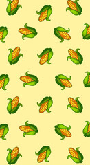 corn seamless pattern