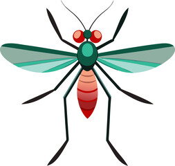 dragonfly isolated on white background