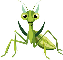 vector illustration of cartoon spider