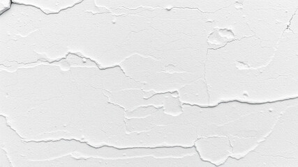 Fototapeta premium High-resolution monochrome texture of cracked plaster wall surface background