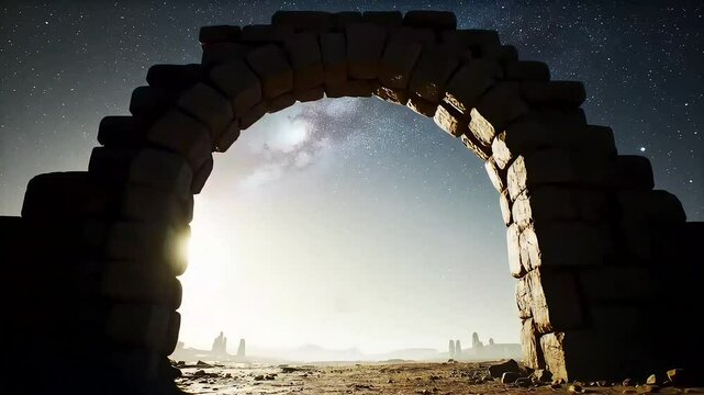 Embark on Epic RPG Adventures A Fantasy Game World Unveiled Through Action-Packed Stone Archway