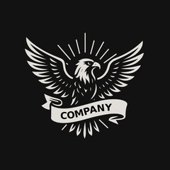 eagle emblem vector