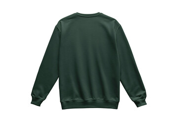 Isolated Green Sweatshirt Back View