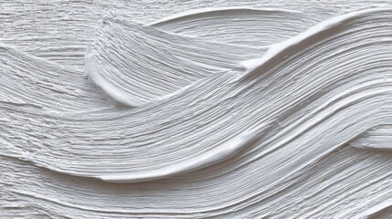 Fototapeta premium Abstract White Paint Strokes Texture