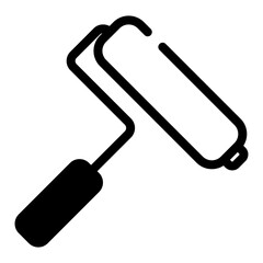 roller brush icon
