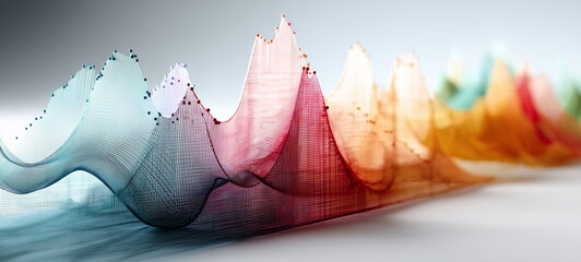 Stats, summaries, and graphs concept for white papers and reports. 