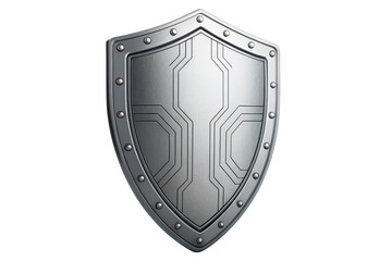 shield on white background