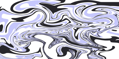 Abstract horizontal  background with colorful waves. Trendy vector illustration in style retro 60s, 70s.