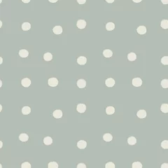 Hand draw dots seamless pattern on blue background, scandinavian wallpaper, nursery design © Xeniya