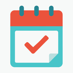 calendar icon vector illustration