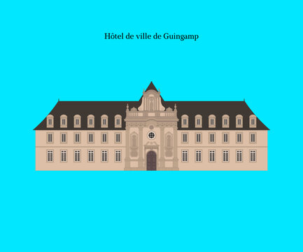 H&ocirc;tel de ville de Guingamp, France