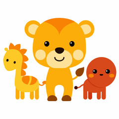 Obraz premium set of animals