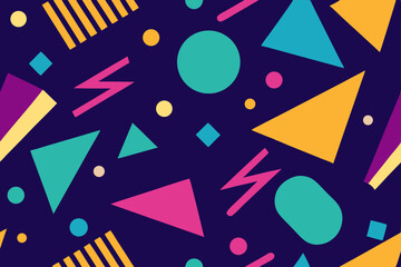 seamless pattern with colorful circles