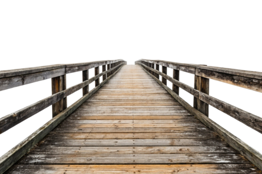 old wooden bridge