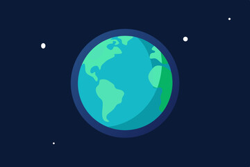 Fototapeta premium planet earth in space