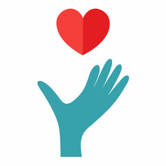 Obraz premium hands holding heart