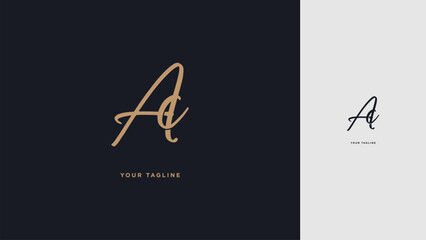 Luxury AC Monogram Logo – Minimalist Modern Lettermark Design
