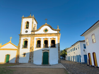 Historic architecture and charming streets of Paraty in Rio de Janeiro showcase colonial beauty