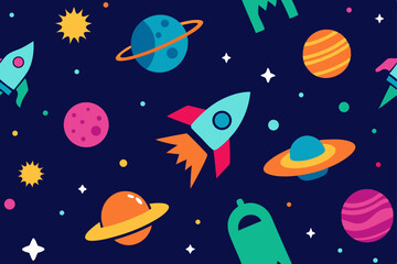 seamless pattern with space for your text