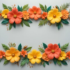 Obraz premium 3D Beautiful flowers