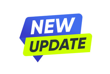 New Update Banner Label Design Template	