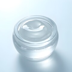 Macro shot of a velvety skincare gel