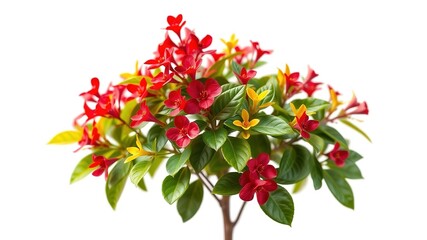 Obraz premium Striking Euonymus tenuiserratus with Intricate Foliage