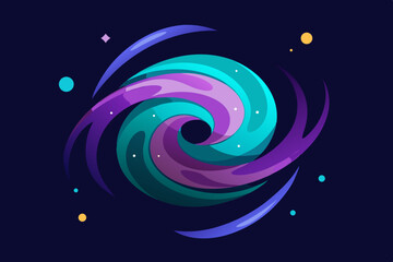 abstract background with stars