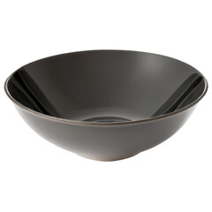 Empty bowl isolate on white background. Selective focus. food.