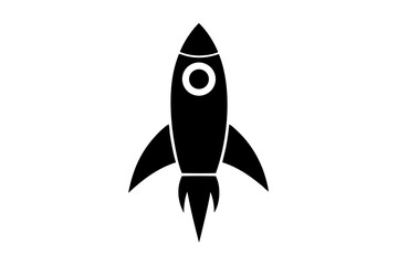 space rocket vector illustration