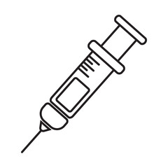 injection icon vector for web, computer and mobile app